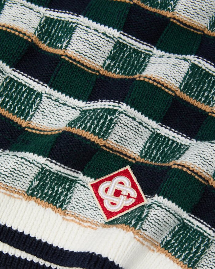 CASABLANCA - Short Crochet Motif Mosaïque Vert - Lothaire