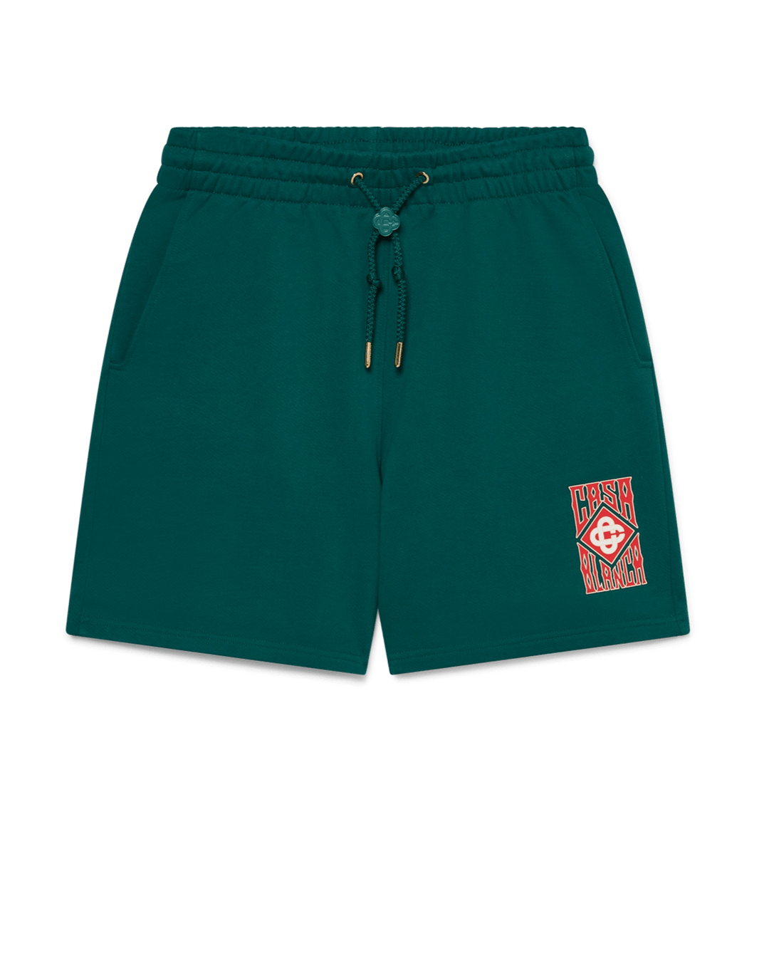 CASABLANCA - SHORT DE SURVÊTEMENT À LOGO GOTHIQUE Vert - Lothaire