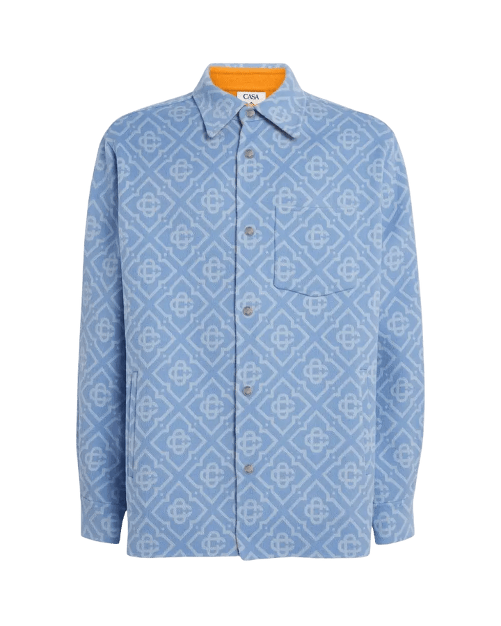 CASABLANCA - Surchemise Monogramme Bleu Clair - Lothaire