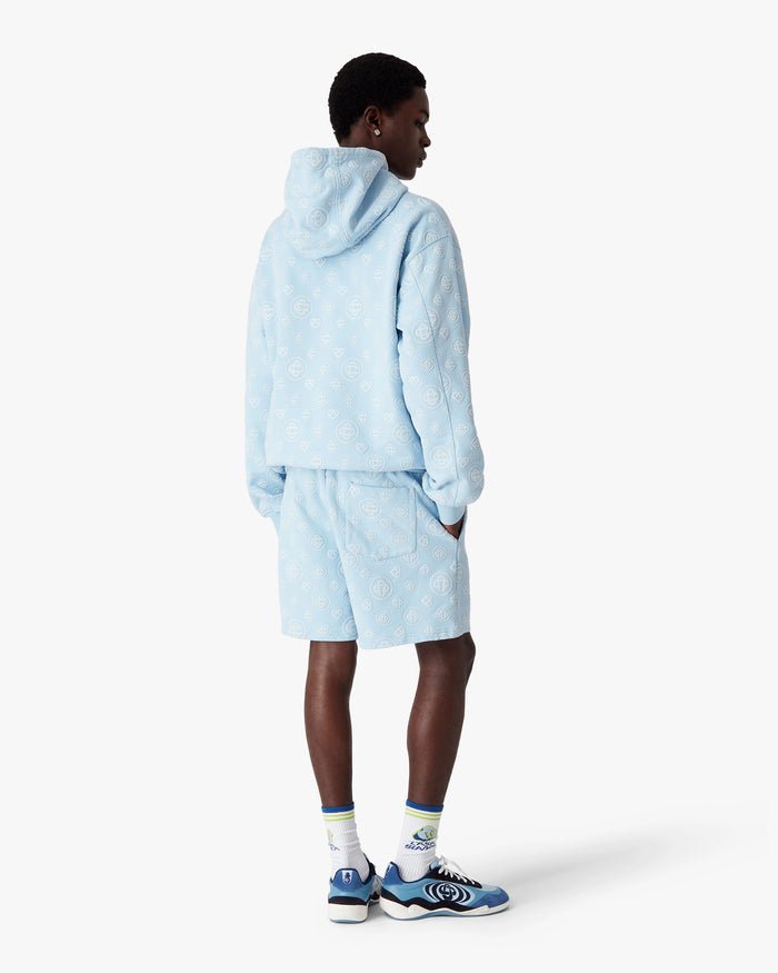 CASABLANCA - Sweat à capuche Applique à monogramme Bleu - Lothaire