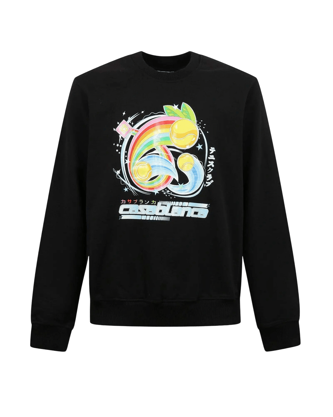 CASABLANCA - Sweatshirt Manga Tennis Ball Black - Lothaire