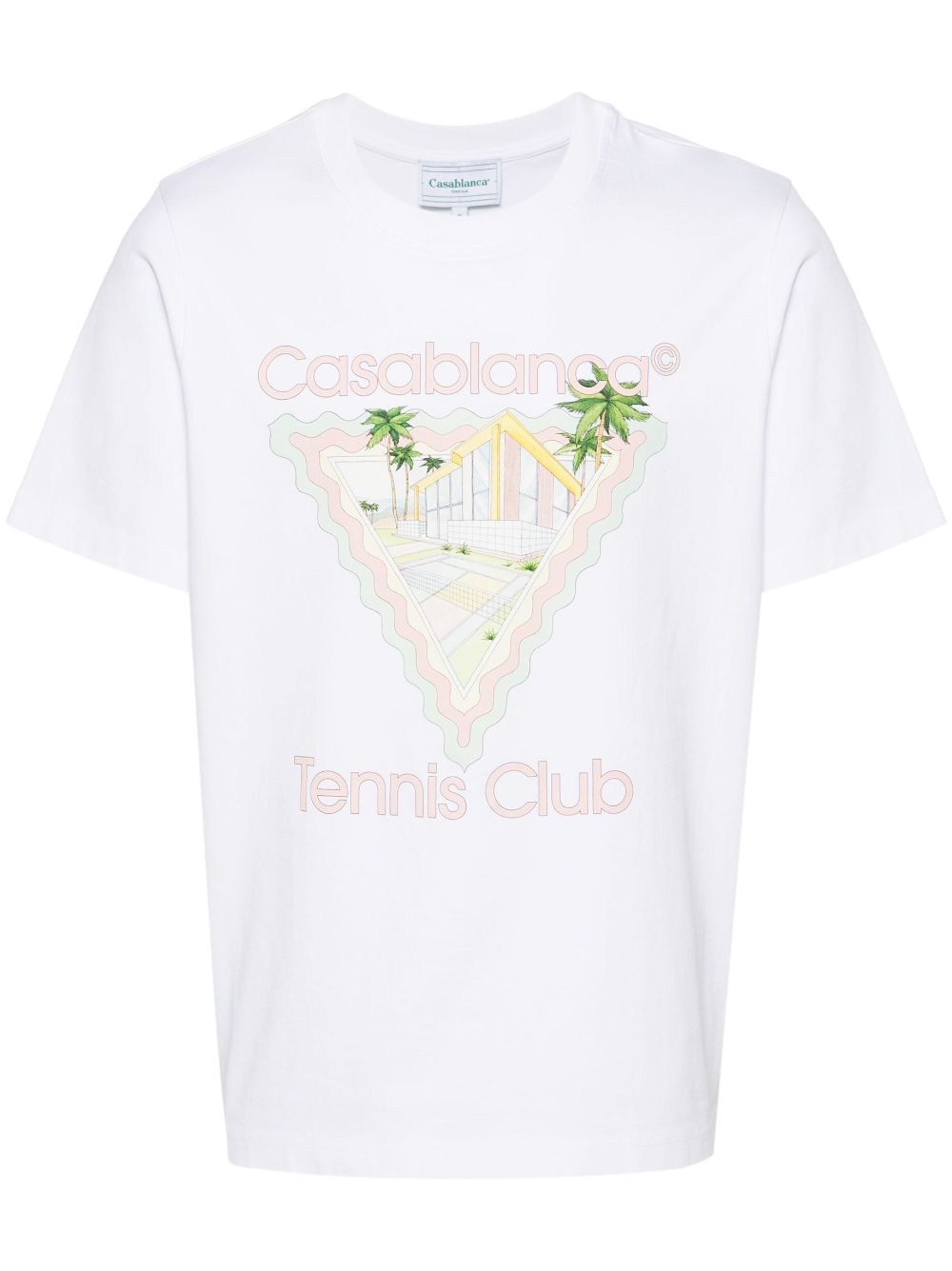 Casablanca - T Shirt blanc Maison de rêve - Lothaire