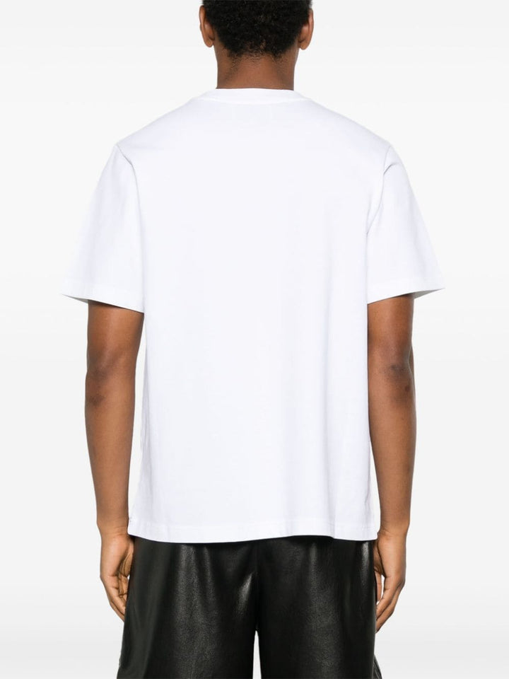 CASABLANCA - T-shirt blanc the road to knowledge - Lothaire
