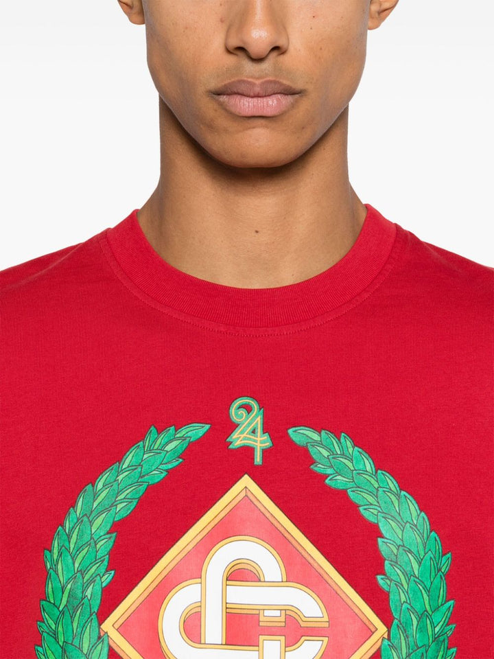 CASABLANCA - T-shirt casa crest - Lothaire