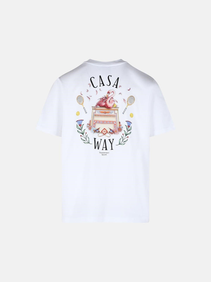 CASABLANCA - T-shirt Casa Way Blanc - Lothaire