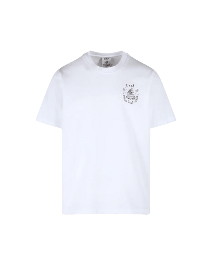 CASABLANCA - T-shirt Casa Way Blanc - Lothaire