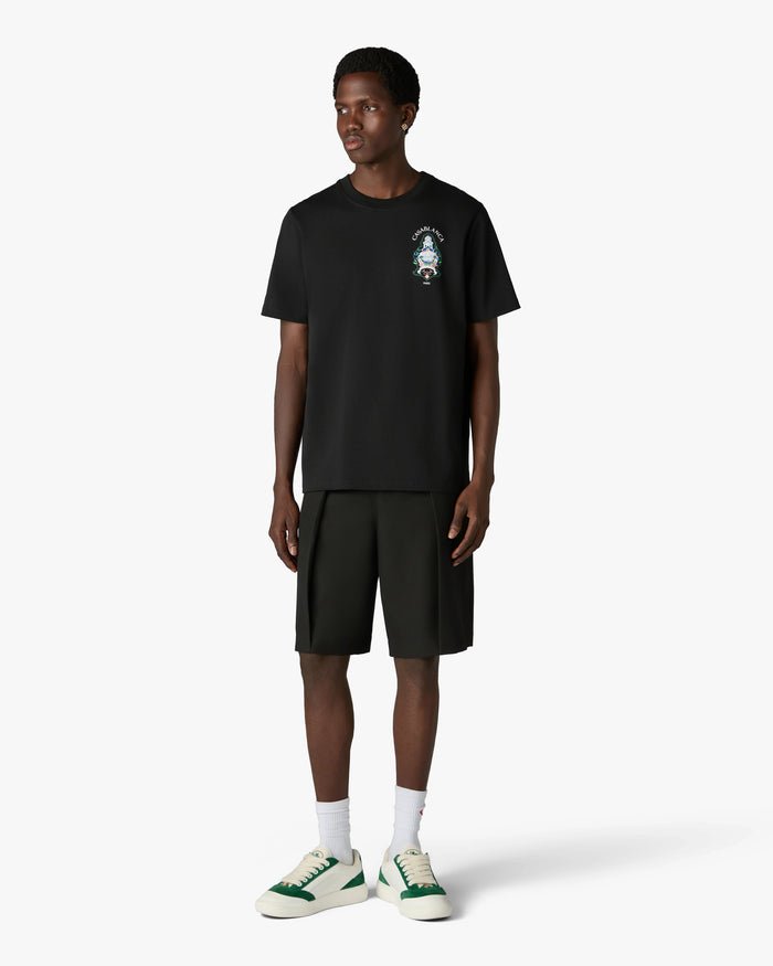 CASABLANCA - T-shirt Hotel Emblem Noir - Lothaire