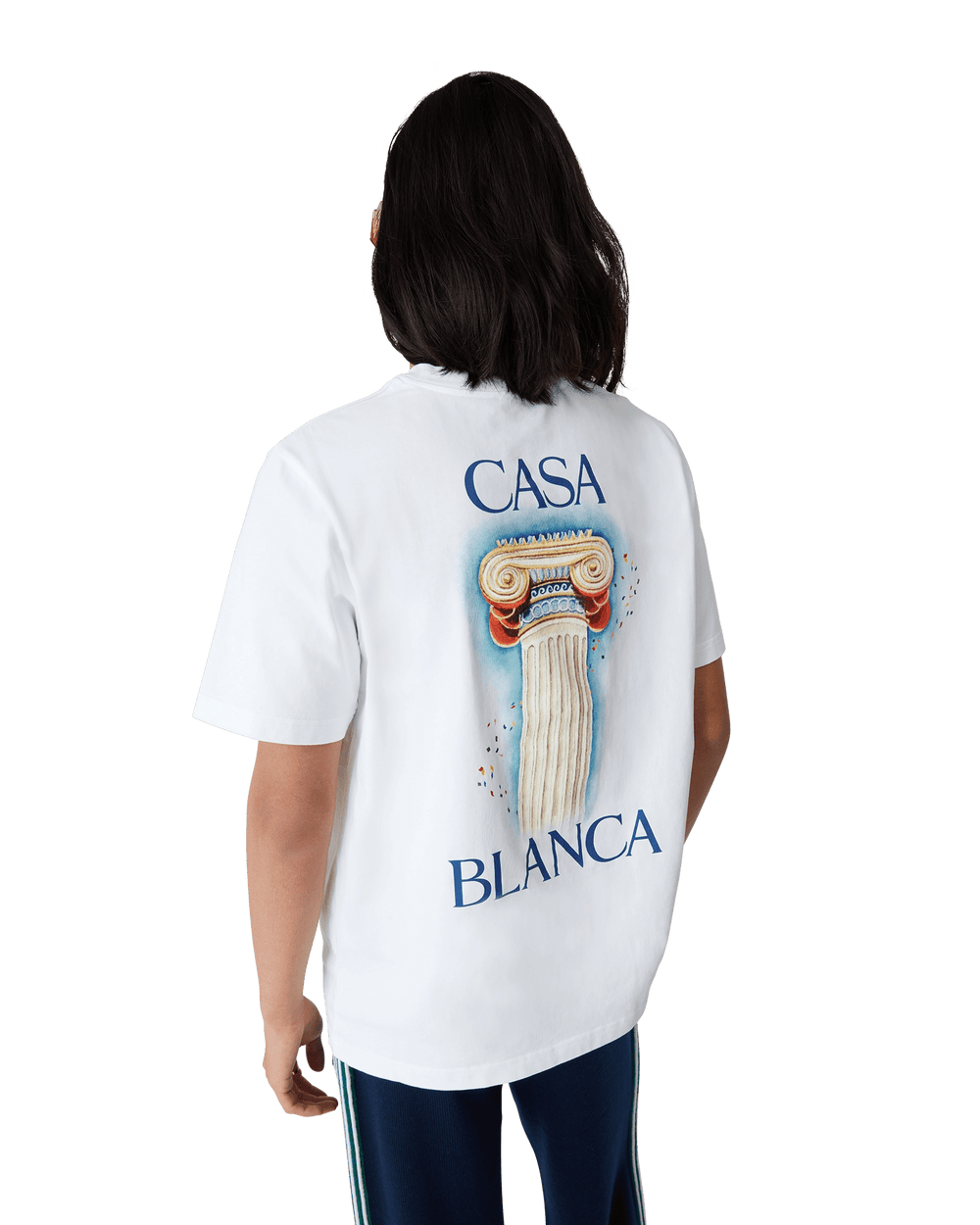 CASABLANCA - T - SHIRT LA COLONNE Blanc - Lothaire