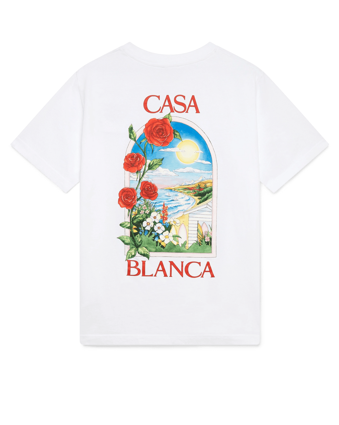 CASABLANCA - T - SHIRT LA DAYS Blanc - Lothaire