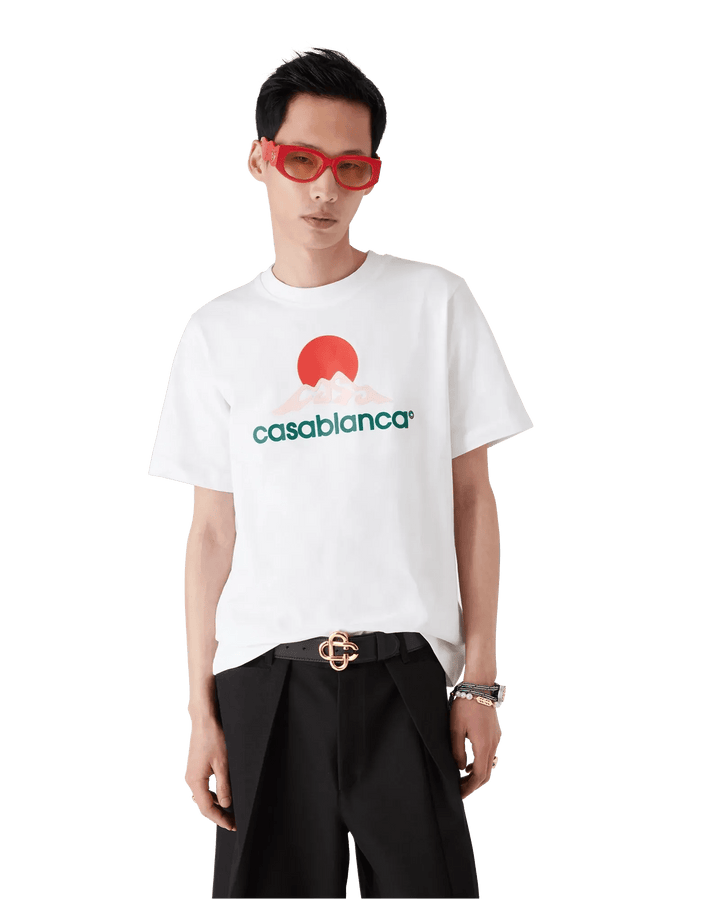 CASABLANCA - T-shirt Montage Blanc - Lothaire