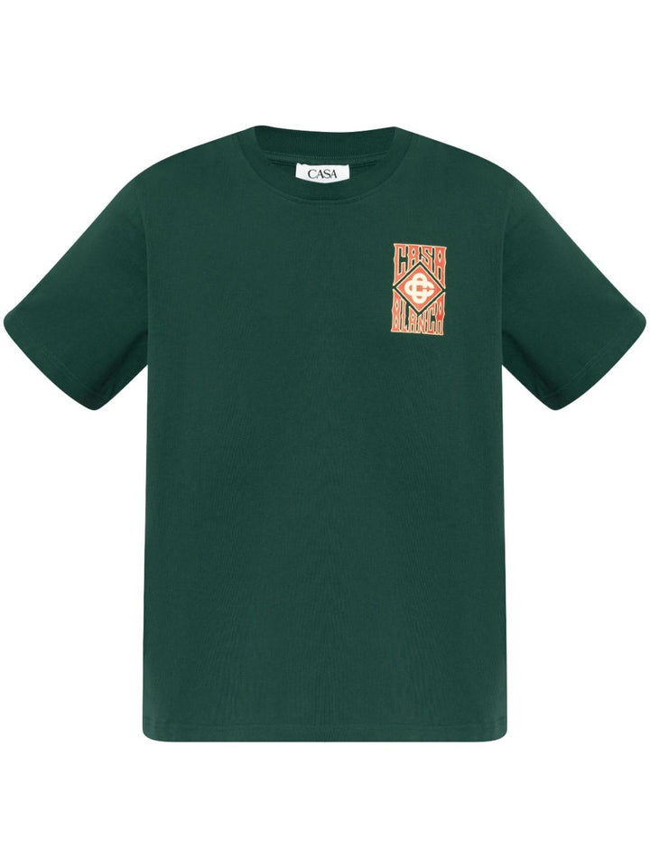 CASABLANCA - T-Shirt vert - Lothaire