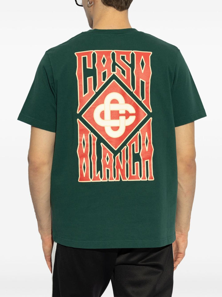 CASABLANCA - T-Shirt vert - Lothaire