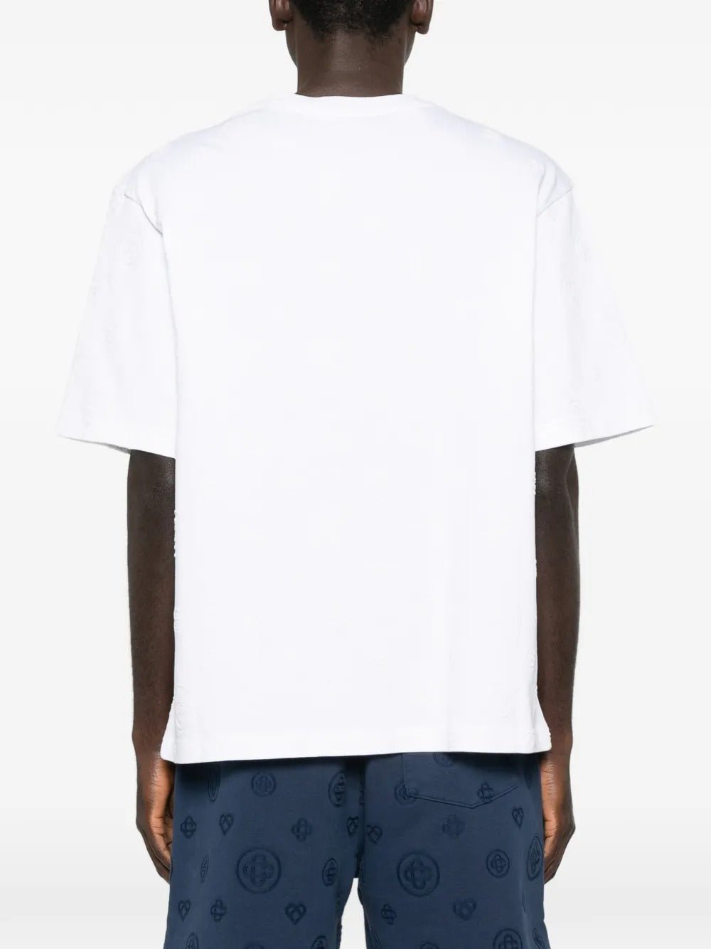 CASABLANCA - T-Shirts à Motif Zigzag Blanc - Lothaire