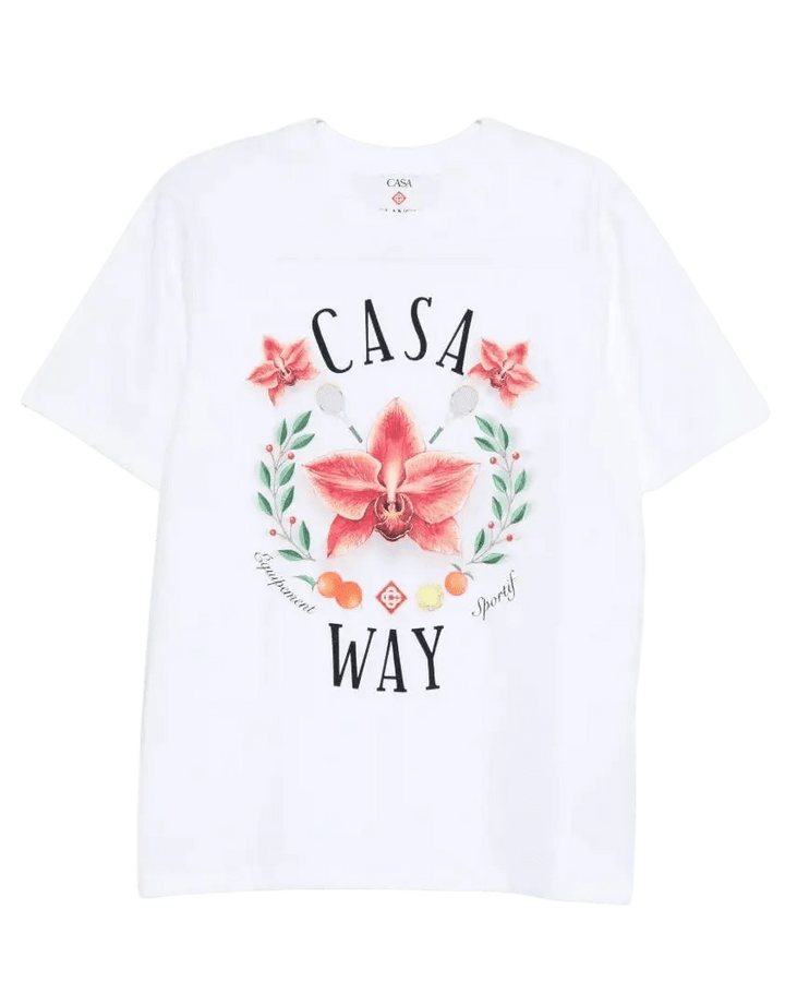 CASABLANCA - T-Shirts Floral Blanc - Lothaire
