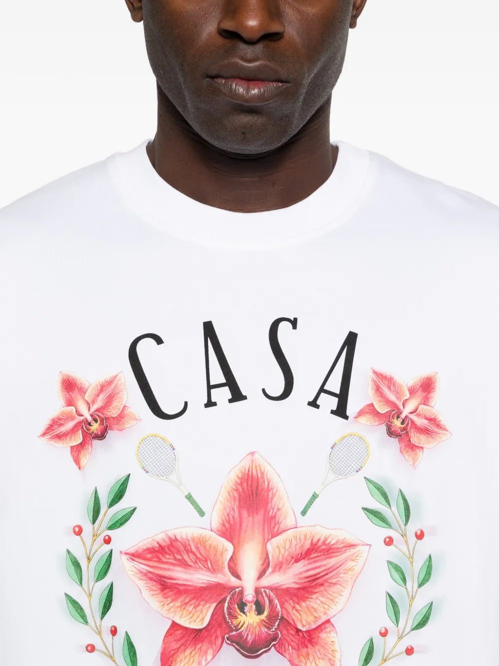 CASABLANCA - T-Shirts Floral Blanc - Lothaire