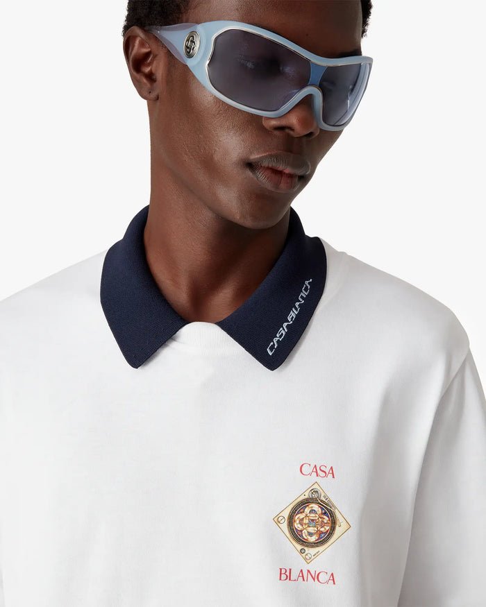 CASABLANCA - T‑shirt à manche courte Plafond Orne De Musique Blanc - Lothaire