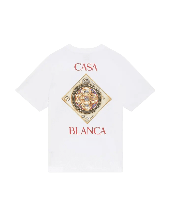 CASABLANCA - T‑shirt à manche courte Plafond Orne De Musique Blanc - Lothaire