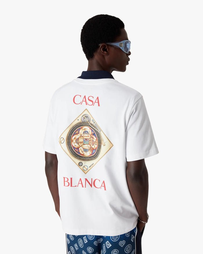 CASABLANCA - T‑shirt à manche courte Plafond Orne De Musique Blanc - Lothaire