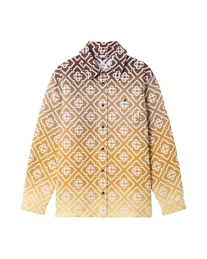CASABLANCA - Veste-Chemise Monogramme Dégradé Beige - Lothaire