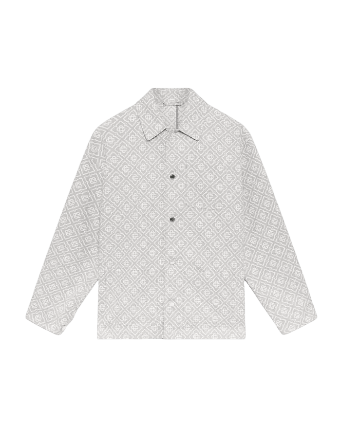 CASABLANCA - Veste de travail grise à monogramme Gris - Lothaire