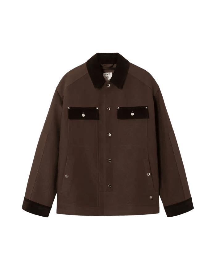 CASABLANCA – Veste safari Workwear Marron foncé - Lothaire