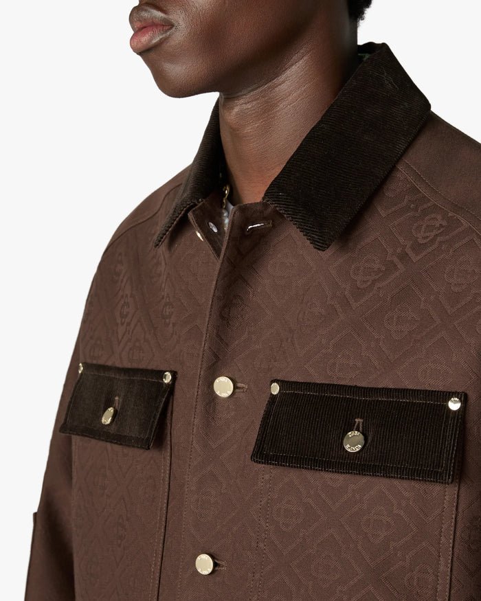 CASABLANCA – Veste safari Workwear Marron foncé - Lothaire