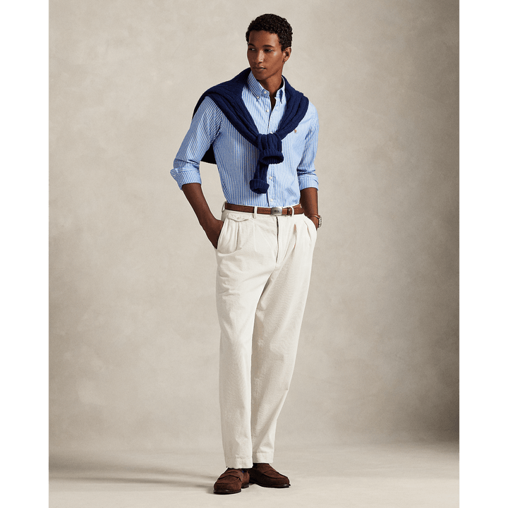 Chemise Oxford en jersey Island Blue - Lothaire
