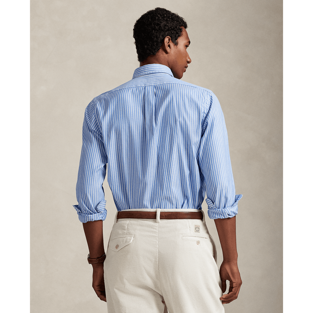Chemise Oxford en jersey Island Blue - Lothaire