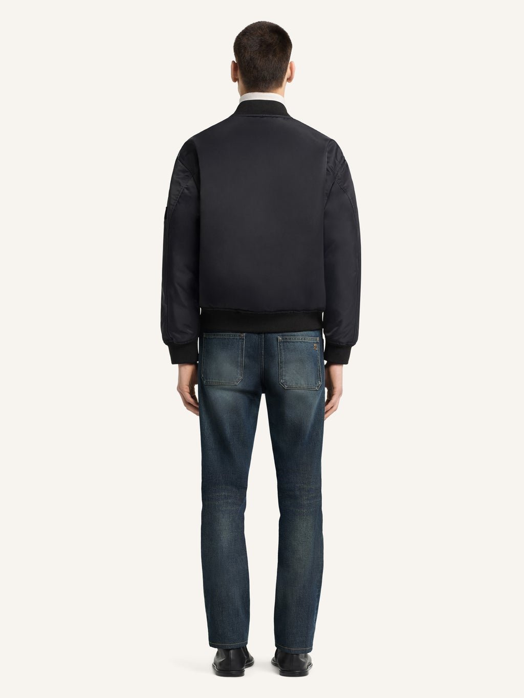 COURREGES - Bomber en Nylon Noir - Lothaire
