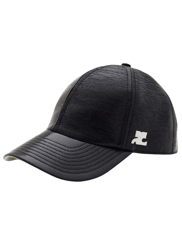 COURREGES - Casquette à patch logo noir - Lothaire