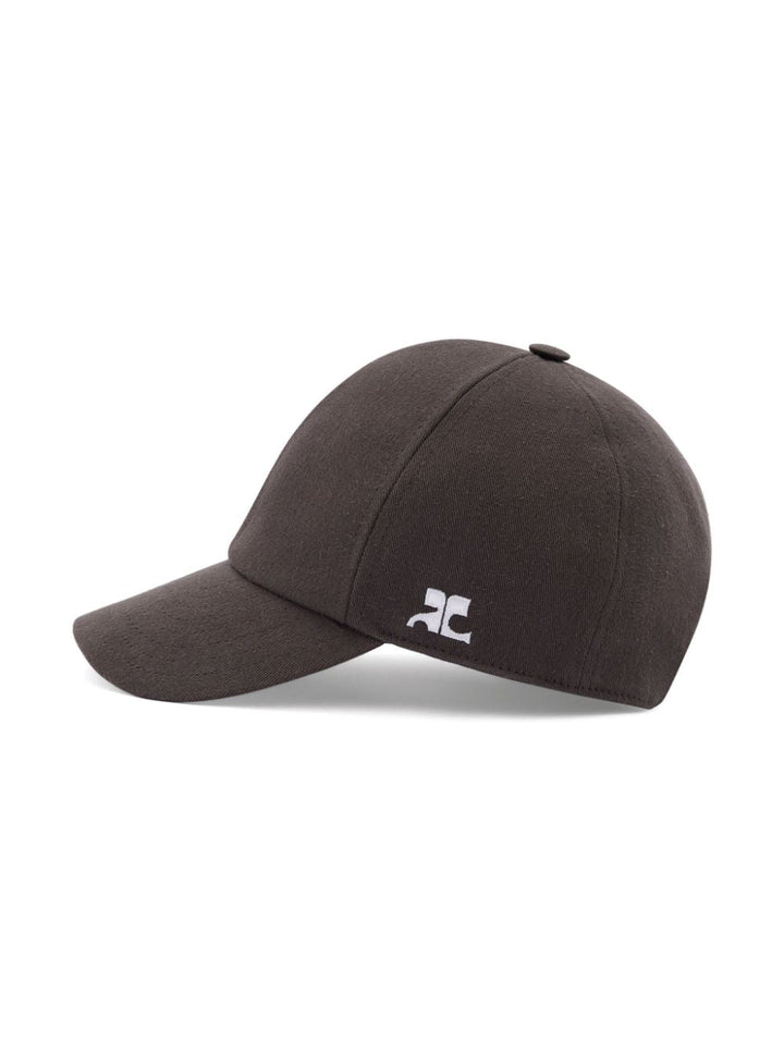 Courrèges - Casquette logo AC brodé mud brown - Lothaire