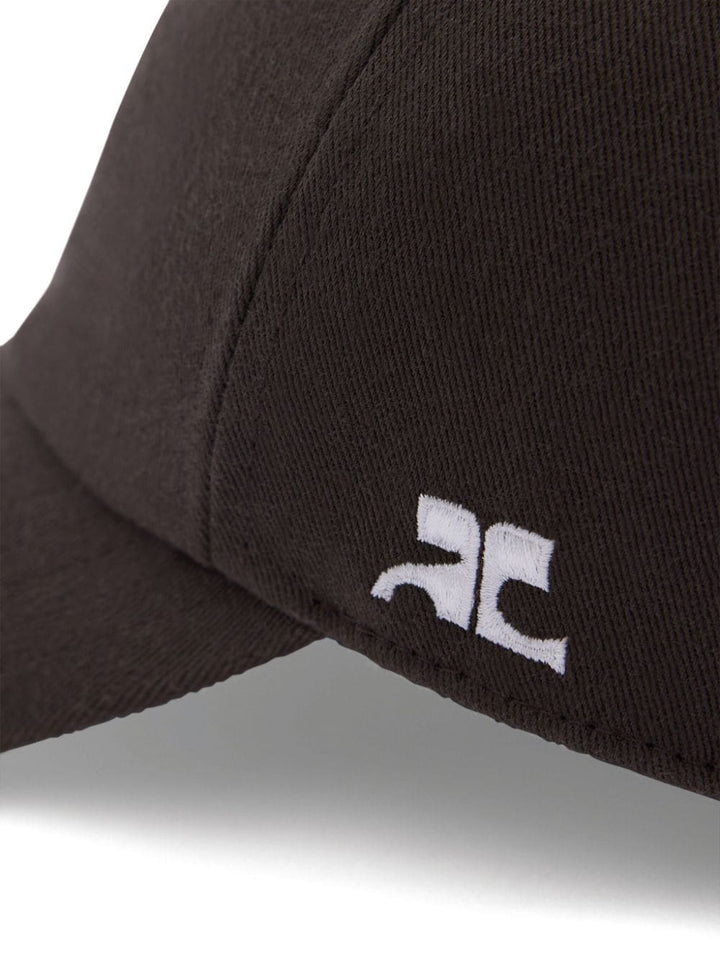 Courrèges - Casquette logo AC brodé mud brown - Lothaire