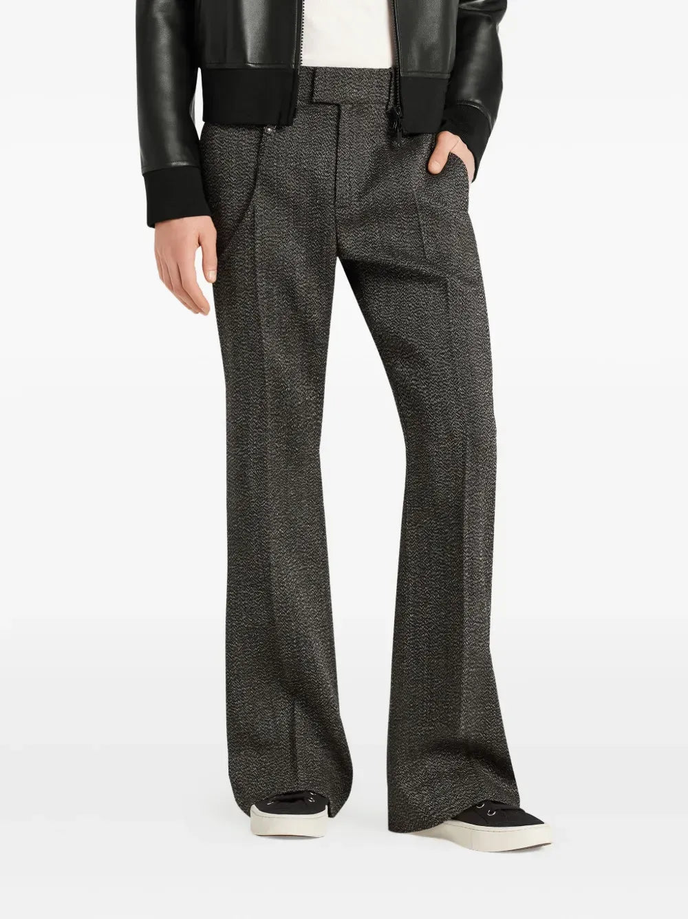 COURREGES - Pantalon à détail de sangle marron - Lothaire
