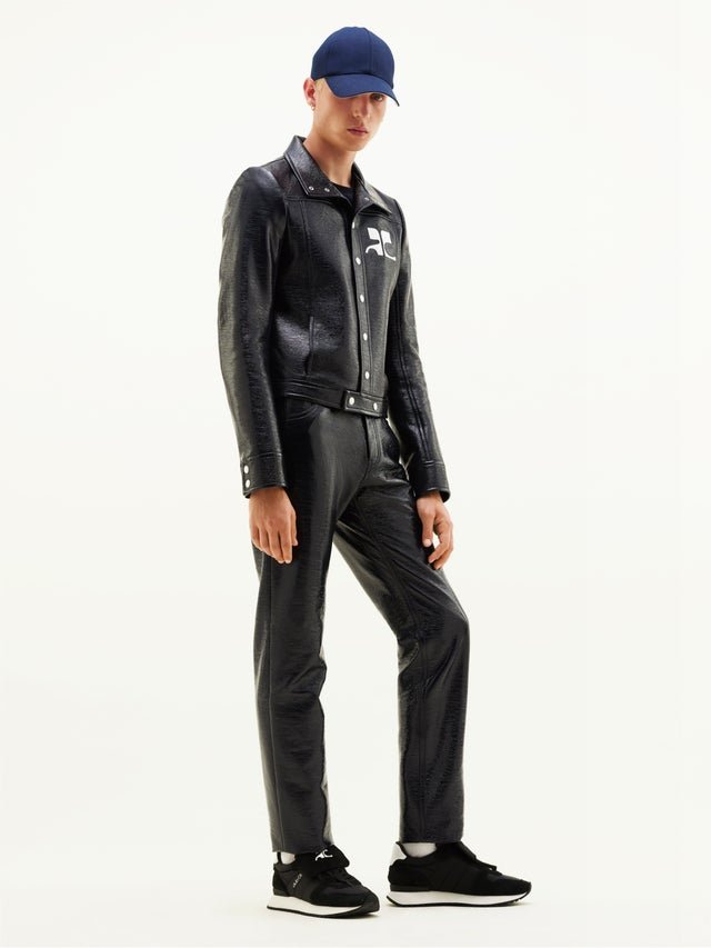COURREGES - Reedition Vinyl Jacket Bleu marine - Lothaire