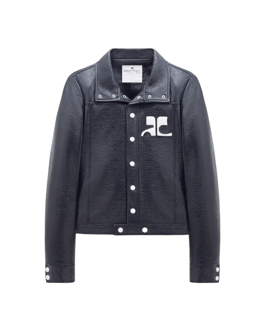 COURREGES - Reedition Vinyl Jacket Bleu marine - Lothaire