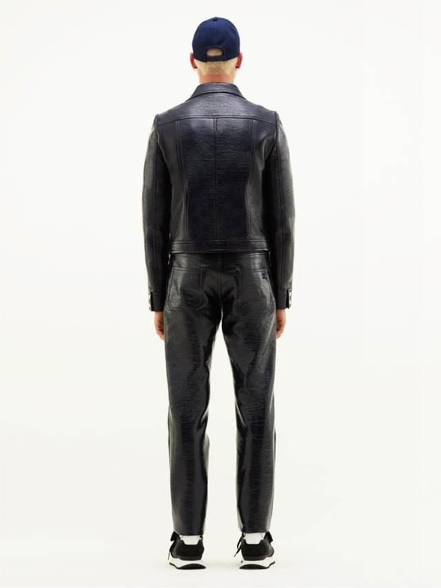COURREGES - Reedition Vinyl Jacket Bleu marine - Lothaire