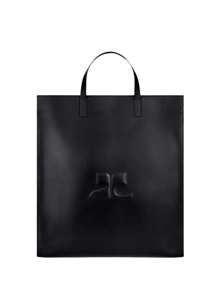 Courrèges Sac à main AC en cuir noir - Lothaire