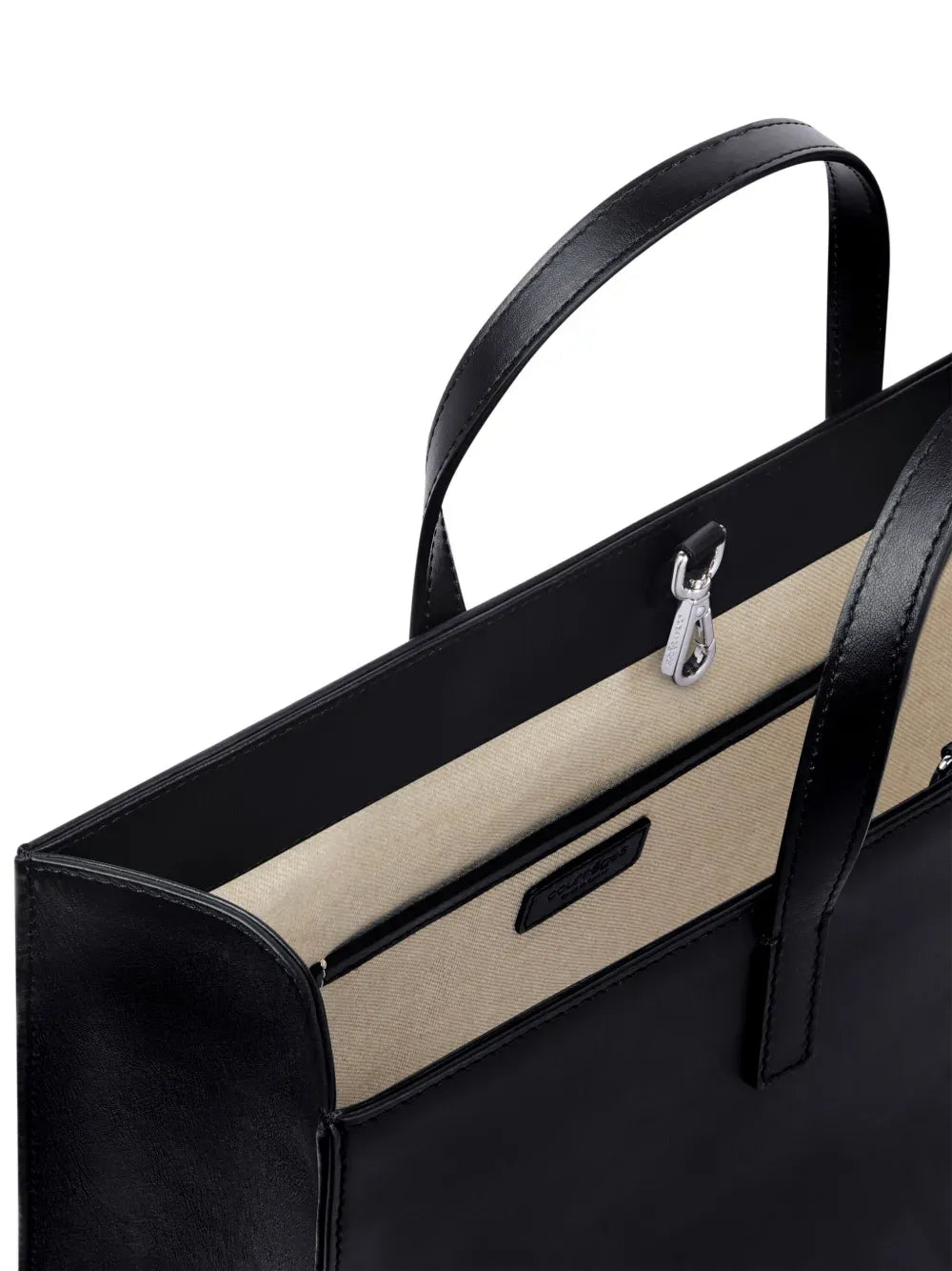 Courrèges Sac à main AC en cuir noir - Lothaire