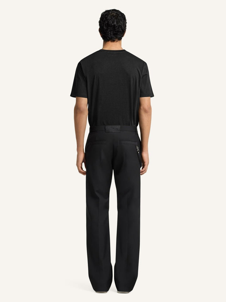 COURRÈGES – T-shirt oversize imprimé Noir / Blanc Héritage - Lothaire