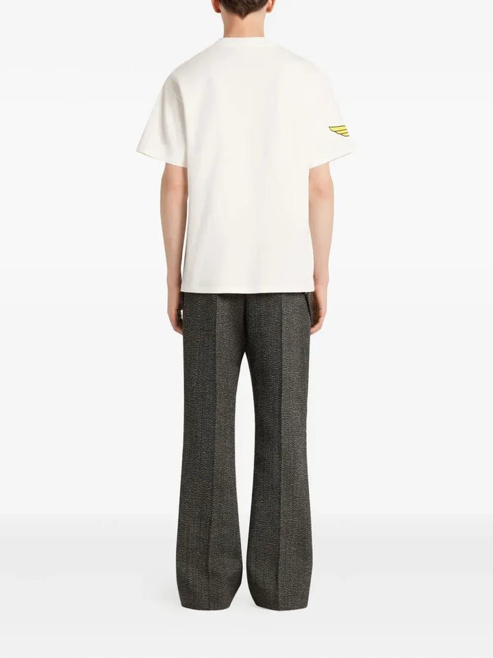 COURREGES - T-shirts blanc à logo imprimé - Lothaire