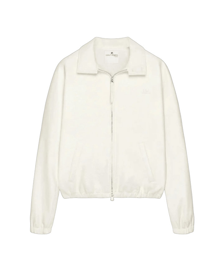 COURREGES - Veste Bomber à Fermeture Éclair en Vinyle Light Bones - Lothaire