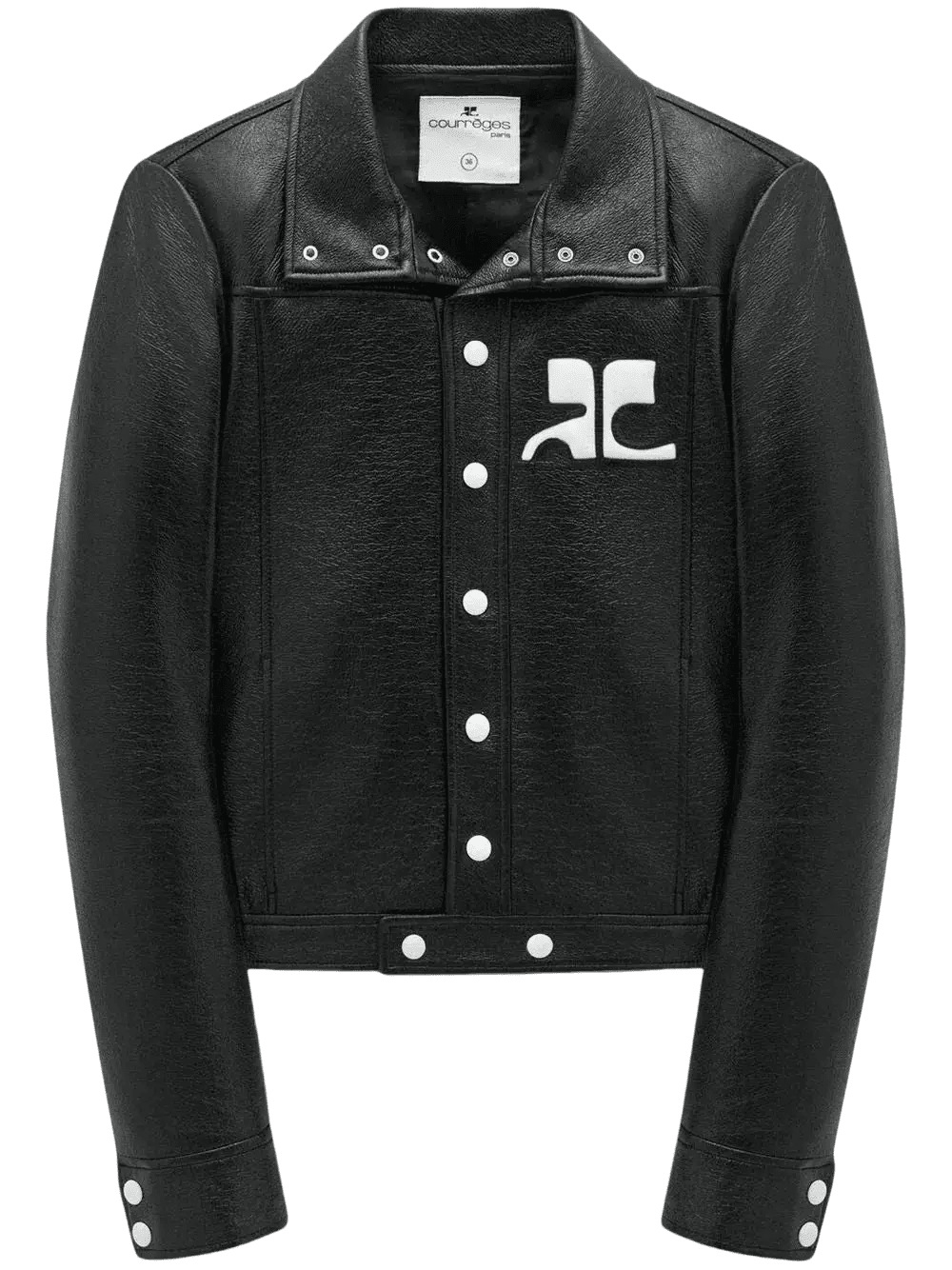 Courrèges - Veste en vinyle réédition noir - Lothaire