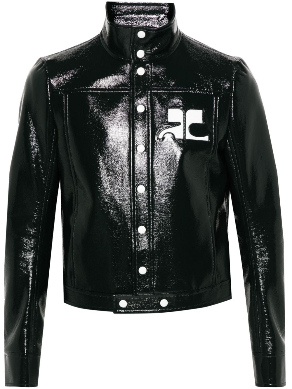 Courrèges - Veste Réédition Vinyle vert sapin - Lothaire