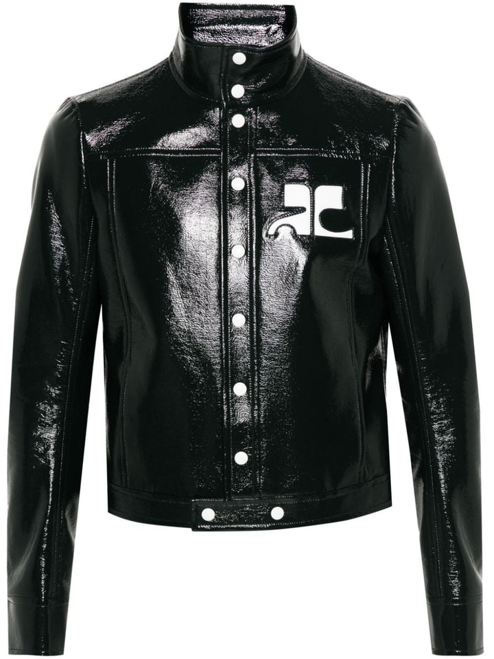 Courrèges - Veste Réédition Vinyle vert sapin - Lothaire