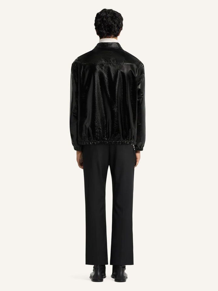 COURRÈGES – Veste tracksuit en vinyle Noir - Lothaire