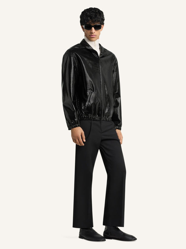 COURRÈGES – Veste tracksuit en vinyle Noir - Lothaire