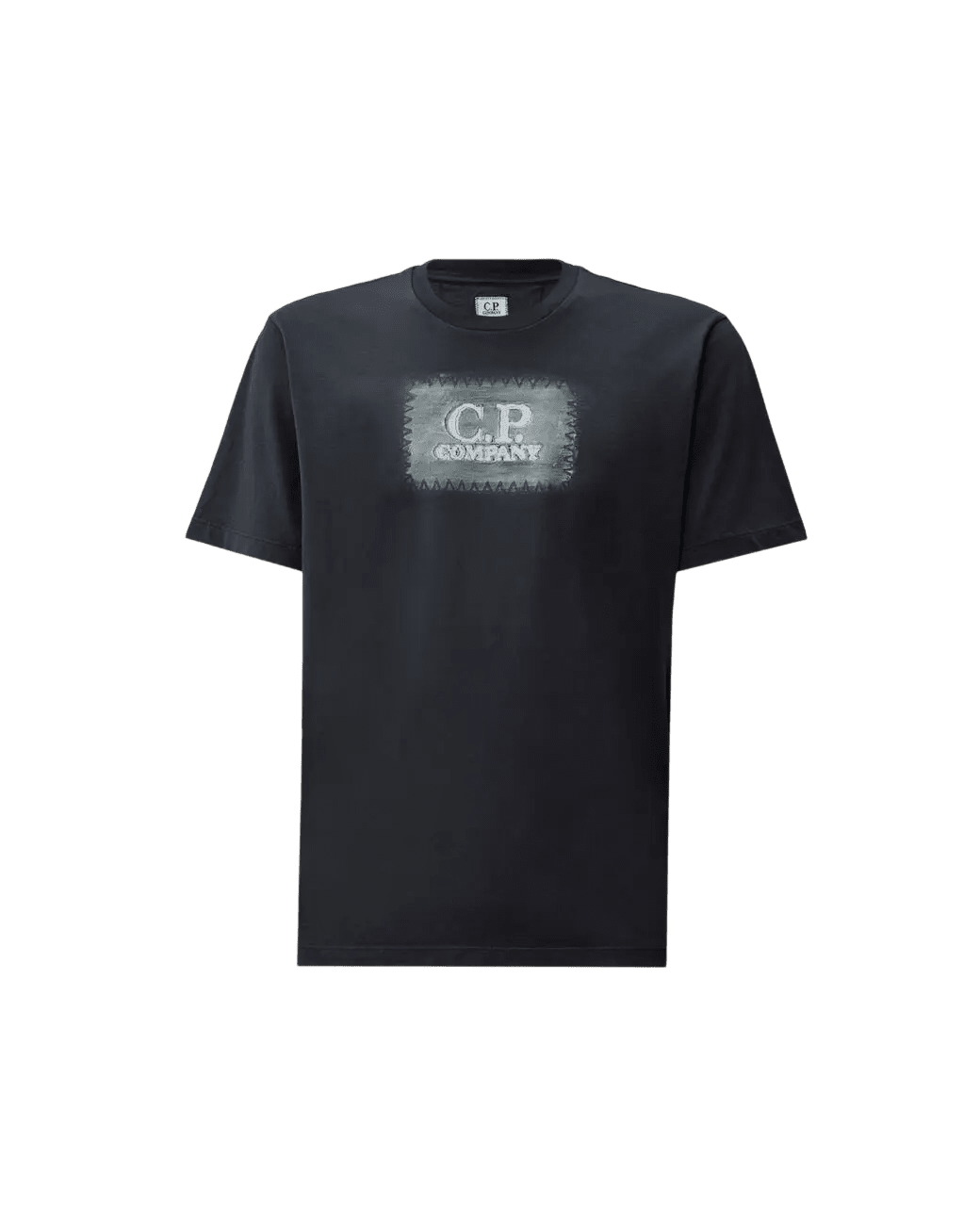 C.P. COMPANY - 24/1 Jersey Short Sleeve Logo Label T-Shirt Bleu nuit - Lothaire