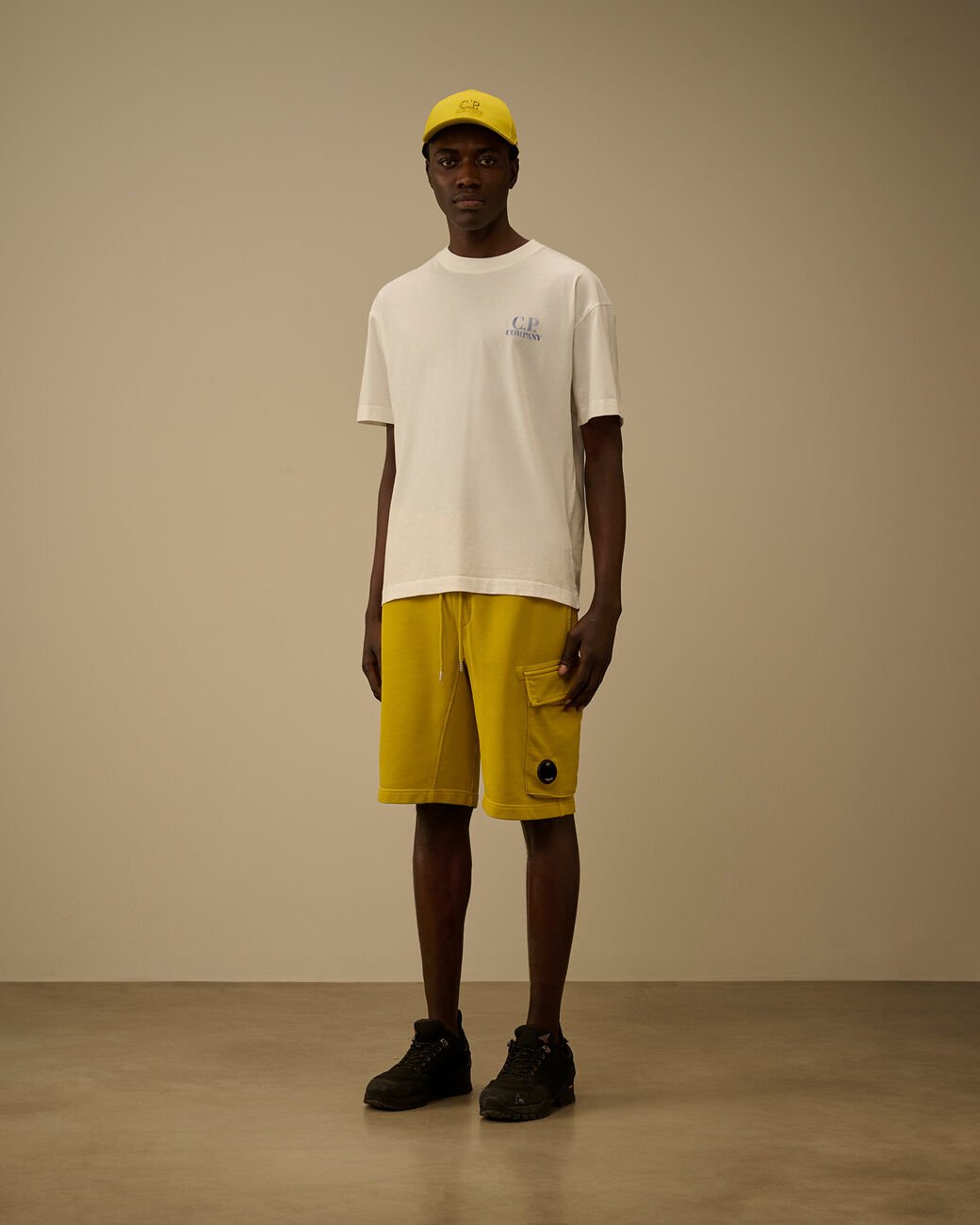 C.P. COMPANY - 30/1 Jersey Comfort Logo T-Shirt Blanc gaze - Lothaire