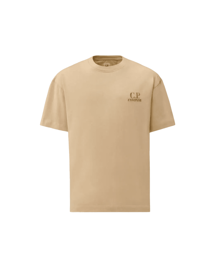 C.P. COMPANY - 30/1 Jersey Comfort Logo T-Shirt Blanc givré - Lothaire
