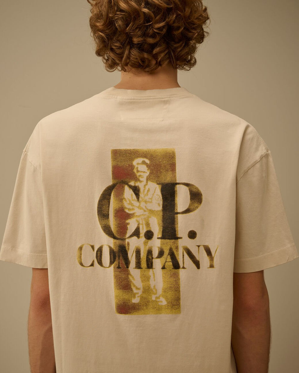 C.P. COMPANY - 30/1 Jersey Comfort Logo T-Shirt Blanc givré - Lothaire